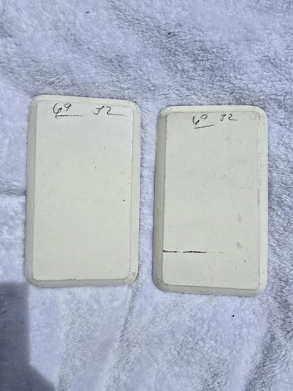 Vintage Bottle Pattern Serving Trays - Beige & Brown